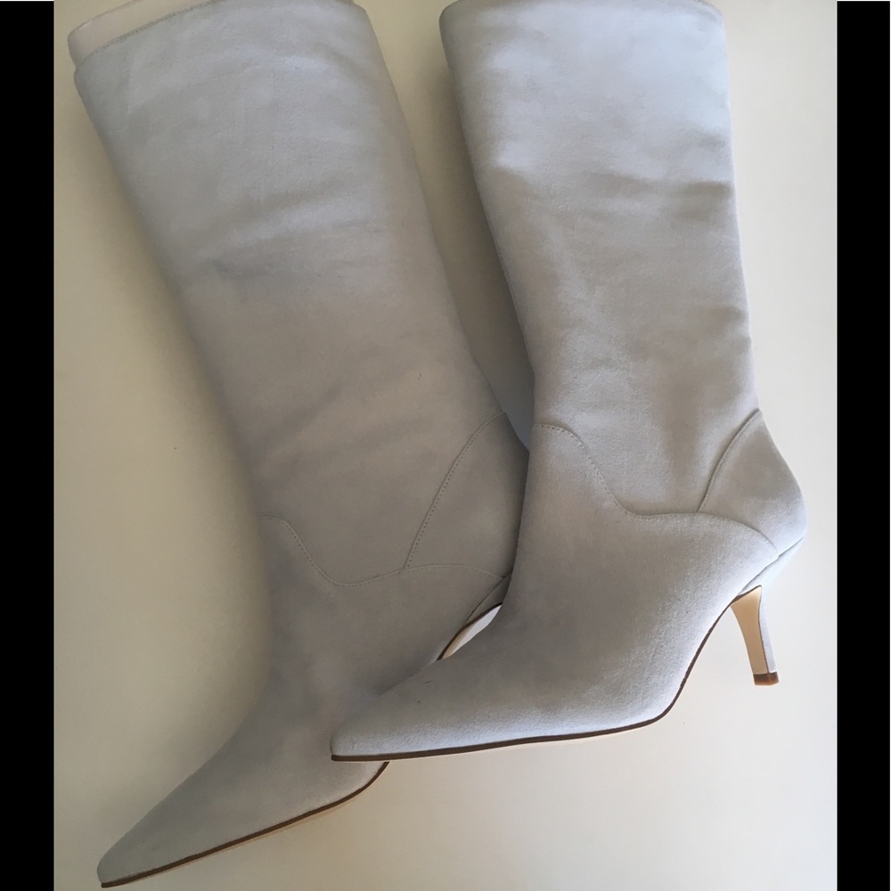 COPY - NWB! Marc Fischer tall gray suede boots